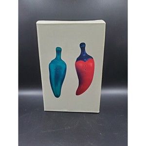 New In Box Red And Green Chili Pepper Salt And Pepper Shakers Unbranded Ceramic